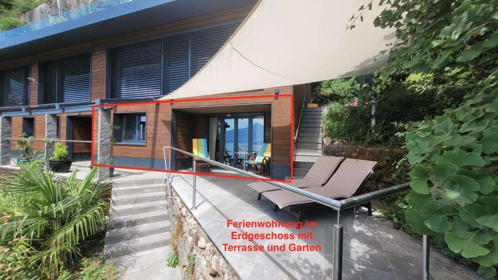 Villa Bootsmann Mit Spektakulaerer Seesicht Nahe Badestrand Vitznau Exterior photo
